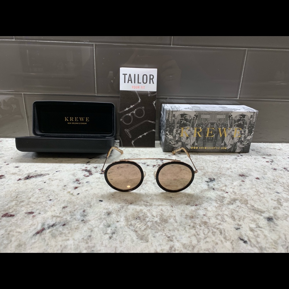 KREWE sunglasses.